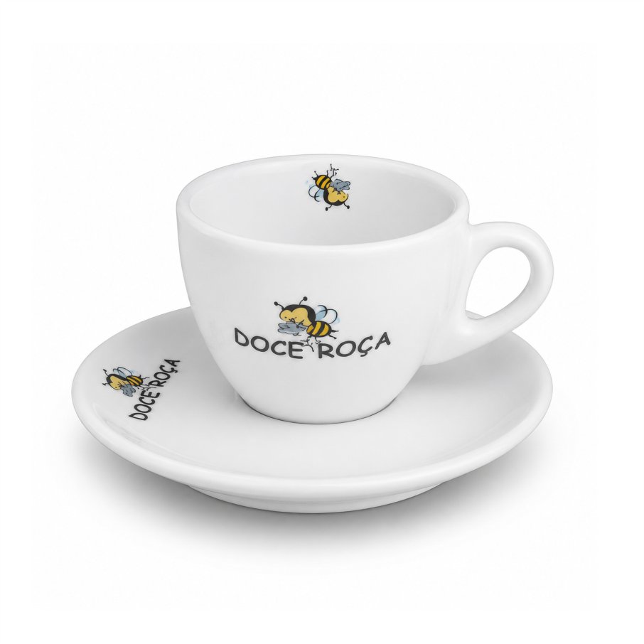 Porcelana Gisele - cod: 0049 - Xicara Café com Pires 90 ml Veneza